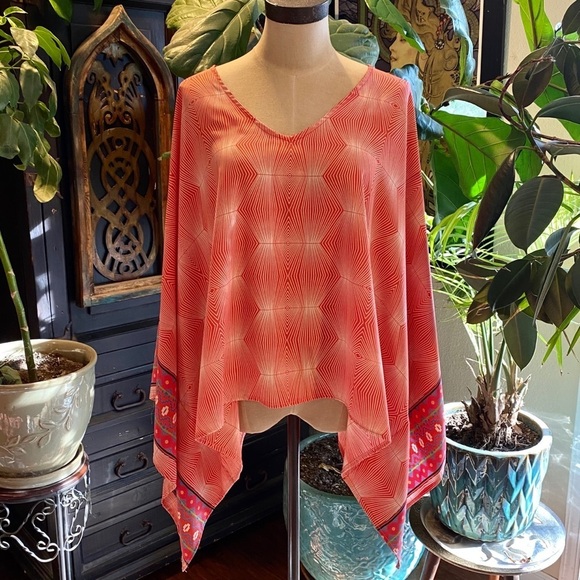 Pronto Flyaway kimono Bohemian festival top - Picture 3 of 15